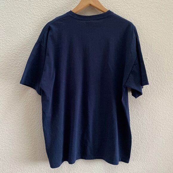 Vintage Tim Tebow Denver Broncos Football NFL T-Shirt Dark Blue Gildan XL - Picture 3 of 3